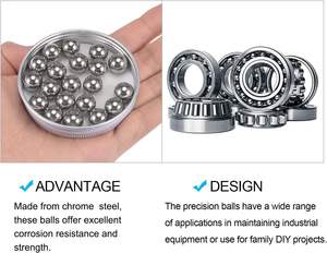 SDBALLS AISI52100 Dureza 0,8mm <span class=keywords><strong>2.381mm</strong></span> 3.969mm G10 Bolas de rodamiento de cuentas de acero cromado - Product Image 3