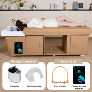 อุปกรณ์ร้านเสริมสวยหรูหรา เตียงนวดญี่ปุ่น เตียงสระผมสปา - Product Image 5