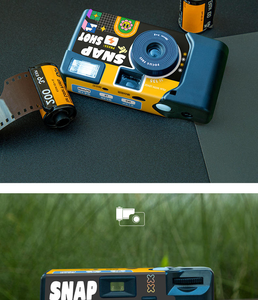 Cámara Desechable de Ojo Grande con Impresión Instantánea y Texto Personalizado, Cámara Desechable Mini de 35mm con Película de 3mm - Product Image 6