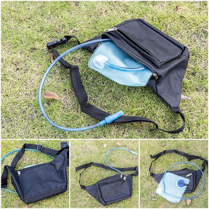 Unisex büyük depolama naylon Fanny paketi su torbası bel kemeri nemlendirici TPU koşu Logo Crossbody kamp yürüyüş bisiklet açık - Product Image 4