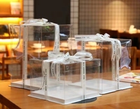 Petit emballage de fenêtre de boîte de gâteau d'approvisionnement direct d'usine avec le prix concurrentiel