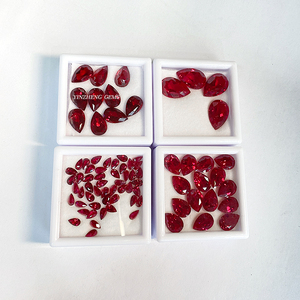 Venta Directa de Fábrica Yinzheng: Gemas Sueltas de Rubí Cultivado en Laboratorio, Corte Variado, Color Sangre de Pichón, Certificadas por Terceros, Enceradas/Enrascadas - Product Image 2