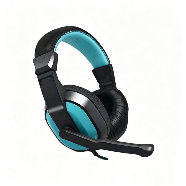 Wired Over-Ear Gaming Headset with Microphone for Smartphone, 40mm Dynamic Driver, PU Earpads, 3.5mm Plug