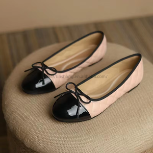 Monthly Sales of 20,000 Pairs Custom Factory Single <b>Shoes</b> Pointed Casual Flat Women's <b>Shoes</b> - Product Image 3