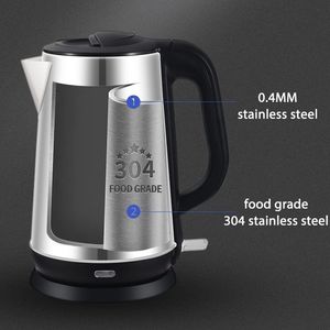 Vente en gros 2.5L Durable isolé 304 acier inoxydable bouilloire électrique appareil ménager chauffage rapide chaudière à eau - Product Image 3