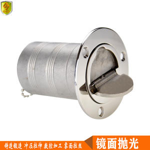 Tapa de Combustible de Acero Inoxidable de 38 mm, Accesorio para Embarcaciones, Entrada de Agua Marina para Yates, Lanchas Rápidas y Barcos de Pesca - Product Image 3