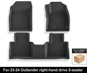 Karpet Lantai TPE Custom Fit Tebal 10mm Rego Set Lengkap Garansi 1 Tahun untuk Mitsubishi Outlander RHD 2023-2024 Karpet Bagasi Semua Cuaca - Product Image 6