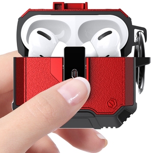 Venta al por mayor de fábrica a prueba de agua de <span class=keywords><strong>lujo</strong></span> de diseño de auriculares <span class=keywords><strong>funda</strong></span> para Apple <span class=keywords><strong>Airpods</strong></span> Pro Gen2 3rd Gen4 <span class=keywords><strong>funda</strong></span> con llavero - Product Image 4