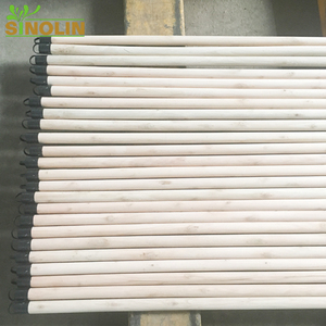 Giá rẻ janitorial sản phẩm tự nhiên đánh bóng chổi bằng gỗ xử lý escobas de plastico palos de escoba - Product Image 3