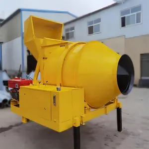 Mortier sec prêt à l'emploi industriel 0.35M3 bétonnière mobile portable avec pompe à eau
