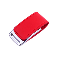 Memoria USB 2.0 de Cuero Personalizada con Hebilla Metálica, Alta Velocidad, Logotipo Personalizado, 1GB-256GB, 1 Año de Garantía, Molde Privado