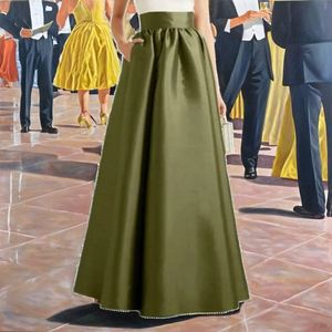 Falda Interior Larga de 35 cm para Mujer con Ribete de Encaje, Falda de Seguridad para Vestido - Product Image 2