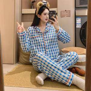 Bộ Đồ Ngủ B2026 # Mùa Thu/Mùa Đông Bộ Đồ Ngủ Ve Áo Nhung Cardigan Phim Hoạt Hình Đồ Ngủ Của Phụ Nữ Nhà Quần Áo Phù Hợp Với - Product Image 4