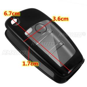 เคสกุญแจรถยนต์แบบ TPU สำหรับ Audi A1 A3 S3 A6 C6 Q3 Q7 TT R8 - Product Image 2