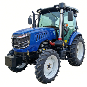 Tracteurs agricoles chinois à transmission par engrenages CE, machine agricole à roues 4x4, 70HP, 80HP, 90HP, 60HP - Product Image 2