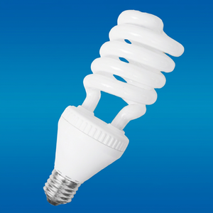 CFL Half Spiral <b>Lamp</b> White E27 6000K 8000 Hours 80lm/W CRI 80 AC 220V 2-Year Warranty Plastic OEM 4800 Lumens <b>Switch</b> - Product Image 1