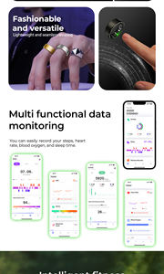 خاتم تتبع اللياقة البدنية R100 مع التحكم عن بعد والتقاط الصور، مقاوم للماء حتى 5 ضغط جوي للسباحة، خاتم ذكي متعدد الرياضات للرجال والنساء - Product Image 6