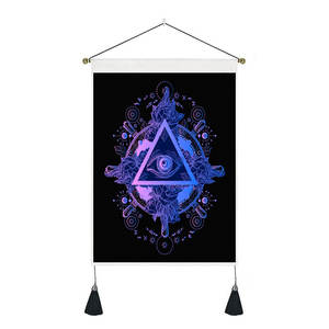 35*50cm Sieben Chakra Wandbehang Wandteppich Abstrakte Buddha Phase Tapisserie Kunst Yoga Wandteppiche Für Schlafzimmer Büro Dekorationen - Product Image 3