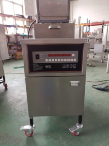 Nouvelle friteuse à pression électrique commerciale à gaz pour cuisine, programmable, en acier inoxydable 304, haute productivité, avec filtre à huile pour KFC - Product Image 2