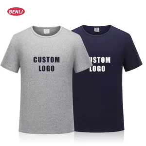 100% cotton unisex tshirt customize your own brand 250g tshirt 3D dtg screen puff print custom t shirt