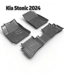Alfombrillas de Coche TPE Termoformadas 3D Impermeables con Embalaje Personalizado para <span class=keywords><strong>Kia</strong></span> <span class=keywords><strong>Stonic</strong></span> 2024 - Product Image 1