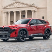 Kit carrosserie pour BMW, amélioré avec des jupes latérales et un spoiler de jupe en fibre de carbone sèche de style LD, adapté à la BMW XM