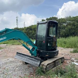 Excavatrice sur chenilles d'occasion Kobelco SK35 japonaise importée, bien entretenue, moteur Isuzu, système hydraulique fluide, parfaite pour la ferme - Product Image 5