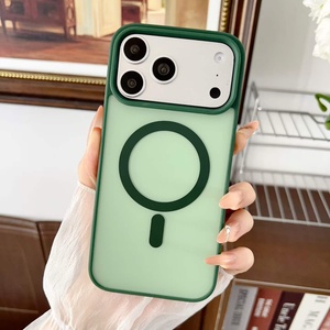 Coque de téléphone magnétique tendance pour <span class=keywords><strong>iPhone</strong></span> 17 18 Pro, compatible avec la charge sans fil, à prix réduit, pour <span class=keywords><strong>iPhone</strong></span> <span class=keywords><strong>13</strong></span> 14 15 16 17 18 Pro Max - Product Image 6