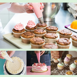 Оптовая продажа, Набор сумок и наконечников, набор для украшения тортов, 124 шт., набор для украшения тортов - Product Image 5