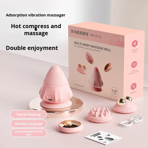 TAHATH Electric Silicone Massage Ball <b>Wireless</b> Remote Control Relax Soothe Shoulder Back Muscles Deep Tissue Vibration! - Product Image 2