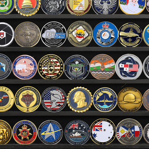 Pièce commémorative personnalisée en métal OEM/ODM, plaquée noire, en alliage de zinc moulé sous pression, avec logo émaillé, souvenir - Product Image 6