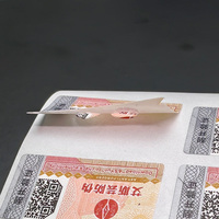 Etiqueta adhesiva personalizada para rascar, venta al por mayor de pegatinas de seguridad para rascar con código QR