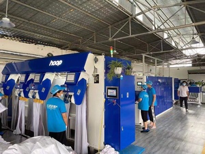 Drap et linge de <span class=keywords><strong>lit</strong></span> de machine à étaler de tissu de vente chaude de HOOP pour l'hôtel d'hôpital et la blanchisserie - Product Image 6