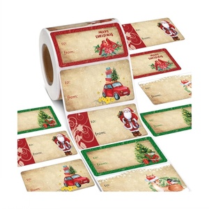 Regalo Regalo Regalo Personalizzato per il Festival di Natale Autoadesivo Rotolo di Carta in Vinile Adesivo per la Casa <span class=keywords><strong>pvc</strong></span> - Product Image 1