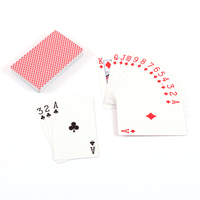 Jeu de cartes personnalisé durable et imperméable pour usage domestique et divertissement