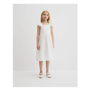 Vestido de Verano para Niñas, Hecho de Tela de Algodón Suave con un Toque Decorativo que Ofrece Comodidad y Flexibilidad - Product Image 1