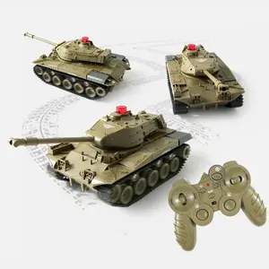 Q85 véhicule de Combat 1/30 2.4G télécommande Auto démo chenille bataille militaire jouet RC réservoir