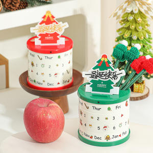 Boîte cadeau <span class=keywords><strong>de</strong></span> Noë<span class=keywords><strong>l</strong></span>, emballage pour la veille <span class=keywords><strong>de</strong></span> Noë<span class=keywords><strong>l</strong></span>, <span class=keywords><strong>calendrier</strong></span> <span class=keywords><strong>de</strong></span> <span class=keywords><strong>l</strong></span>'<span class=keywords><strong>avent</strong></span>, porte-stylo, jouet créatif pour enfants - Product Image 5