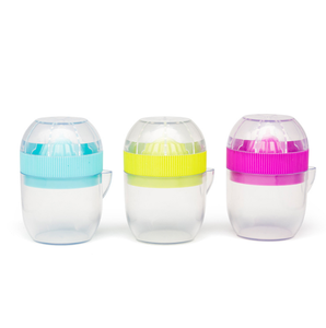 Exprimidor de Limones Manual Portátil de Plástico, Nuevo Diseño, Mini Exprimidor de Frutas con Vaso Apto para Lavavajillas - Product Image 1