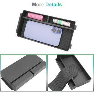 QEEPEI moderne ABS Center voiture Console accoudoir organisateur <span class=keywords><strong>Cupra</strong></span> Tavascan boîte de rangement diviseur Inserts accessoires intérieurs - Product Image 6