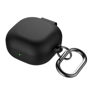 Funda protectora suave de piel de silicona mate para <span class=keywords><strong>Samsung</strong></span> <span class=keywords><strong>Buds</strong></span> <span class=keywords><strong>2</strong></span> /Pro /FE /Live Funda para auriculares con hebilla - Product Image 4