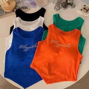 <span class=keywords><strong>Camiseta</strong></span> sin mangas básica de moda, camisola de punto, tops para salir con relleno, ¡la más vendida! - Product Image 6