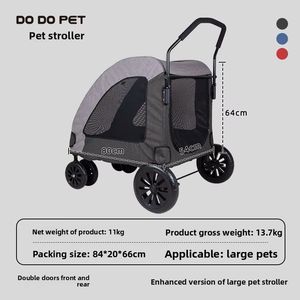 2026 En gros Poussette pliable <span class=keywords><strong>pour</strong></span> animaux de compagnie en métal robuste à 4 roues, écologique, <span class=keywords><strong>pour</strong></span> <span class=keywords><strong>chiens</strong></span> de grande race, animaux blessés, animaux âgés et visites chez le vétérinaire - Product Image 3