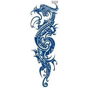 Custom Dragon Temporary <b>Tattoo</b> Stickers Herbal Juice Waterproof Arm Leg Skin Body Art with Personalized Logo - Product Image 3