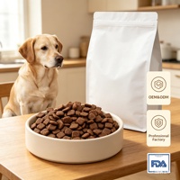 Private Label Droogvoer voor Honden 28% Eiwit OEM ODM Aangepaste Formule Verse Kip Recept Volledige Voeding Volwassen Hond ISO Gecertificeerd