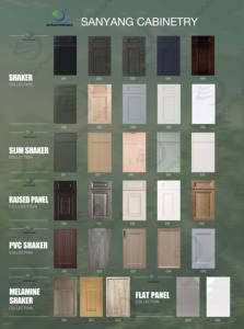 Armoires d'îlot de cuisine en bois massif peint en noir Fabricant du Vietnam Petite armoire de cuisine de luxe pour la maison Ensemble de meubles modernes - Product Image 5