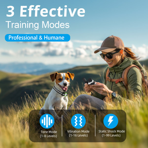 Collier de dressage intelligent pour chien SmartPet, rechargeable, avec fonction anti-aboiement et choc réglable - Product Image 5