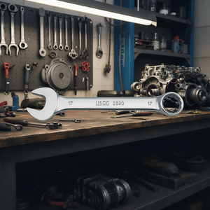 ประแจอเนกประสงค์ Usag ขนาด 17 มม. แบบปากตายและปากแหวน สำหรับซ่อมแซมยานยนต์ - Product Image 3