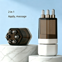 Applicateur de médicament capillaire 8 ml pour la croissance des cheveux, applicateur d'huile capillaire, flacon applicateur pour le cuir chevelu, peigne de massage à bille pour huile essentielle