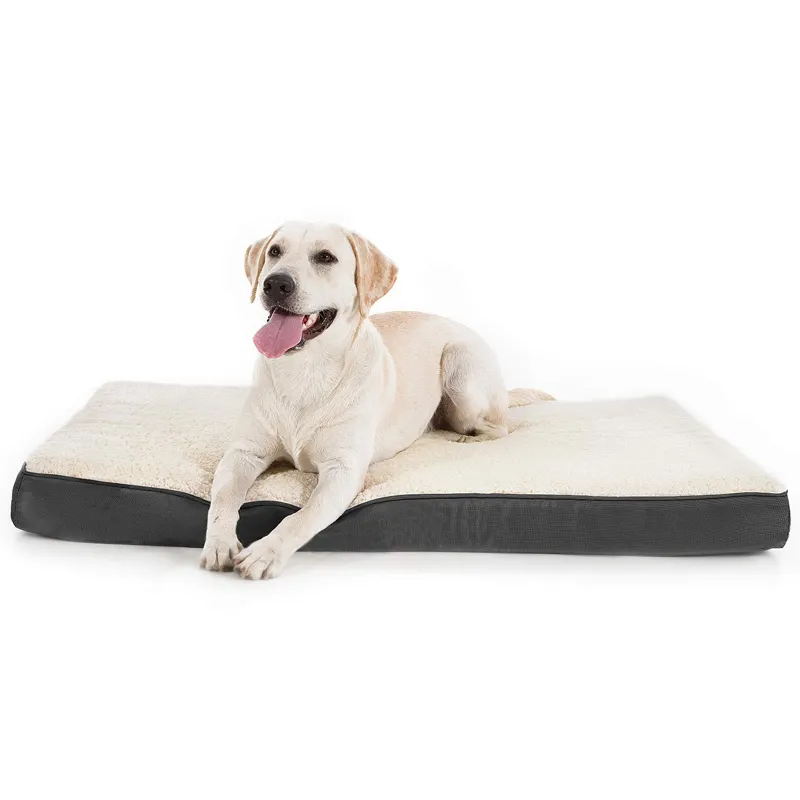 Removable Washable Cover Water Resistant Up Orthopedic Egg Crate Foam Dog Beds Cats Pet Mat